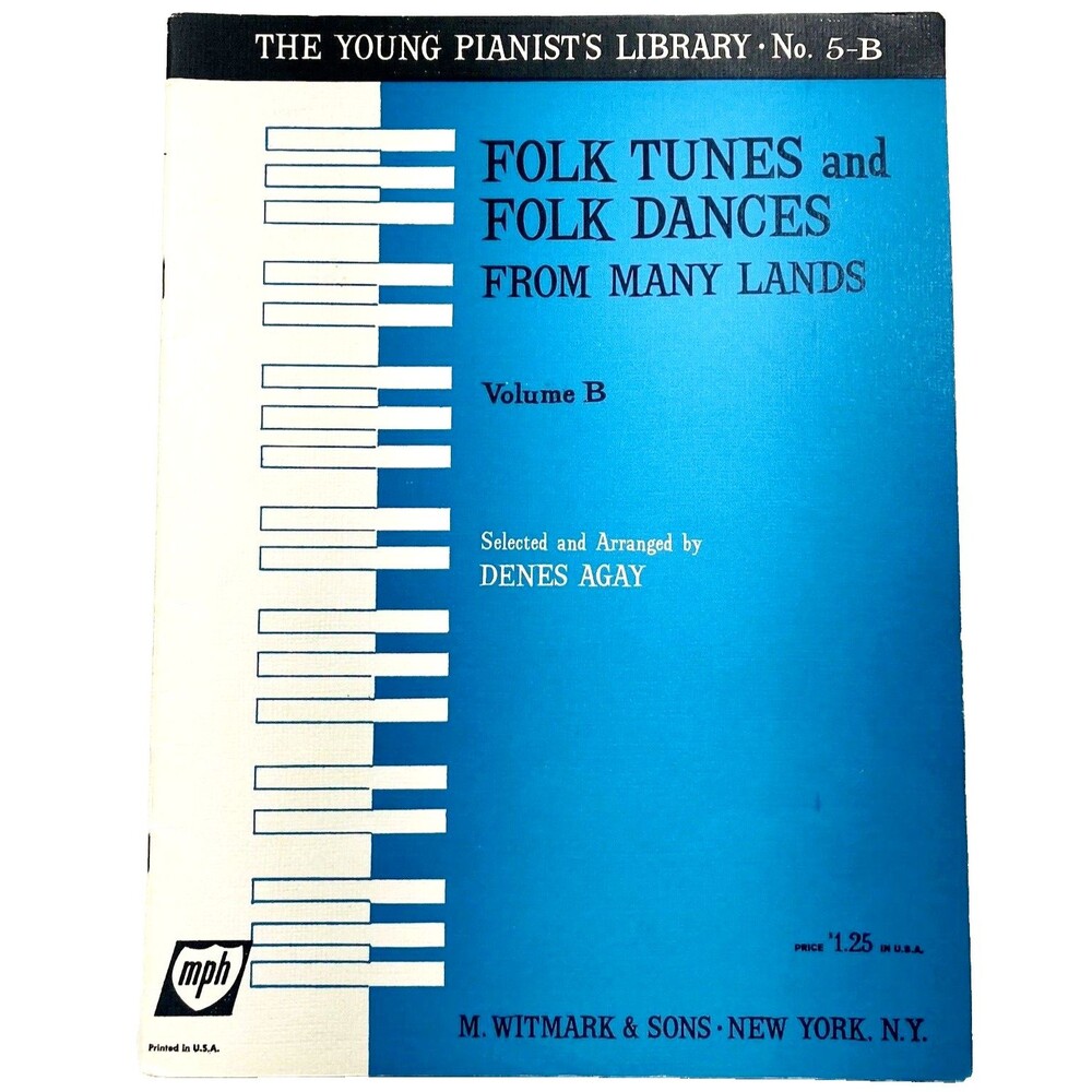 Folk Tunes Dances from Many Lands Volume 5B Agay Young Pianists Book Sheet Music